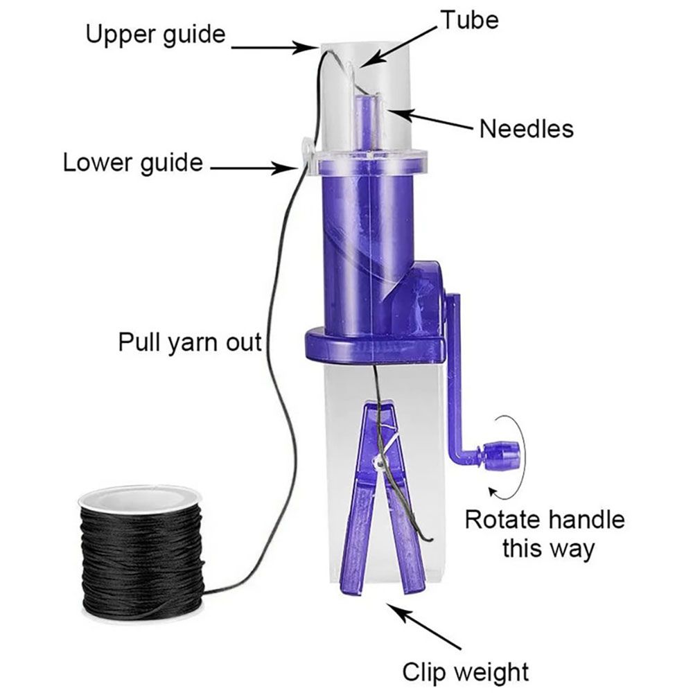 Tools Knit Loom DIY Embellish Craft Spool Knitter Knitting Machine Sewing Accessories Woven Tool