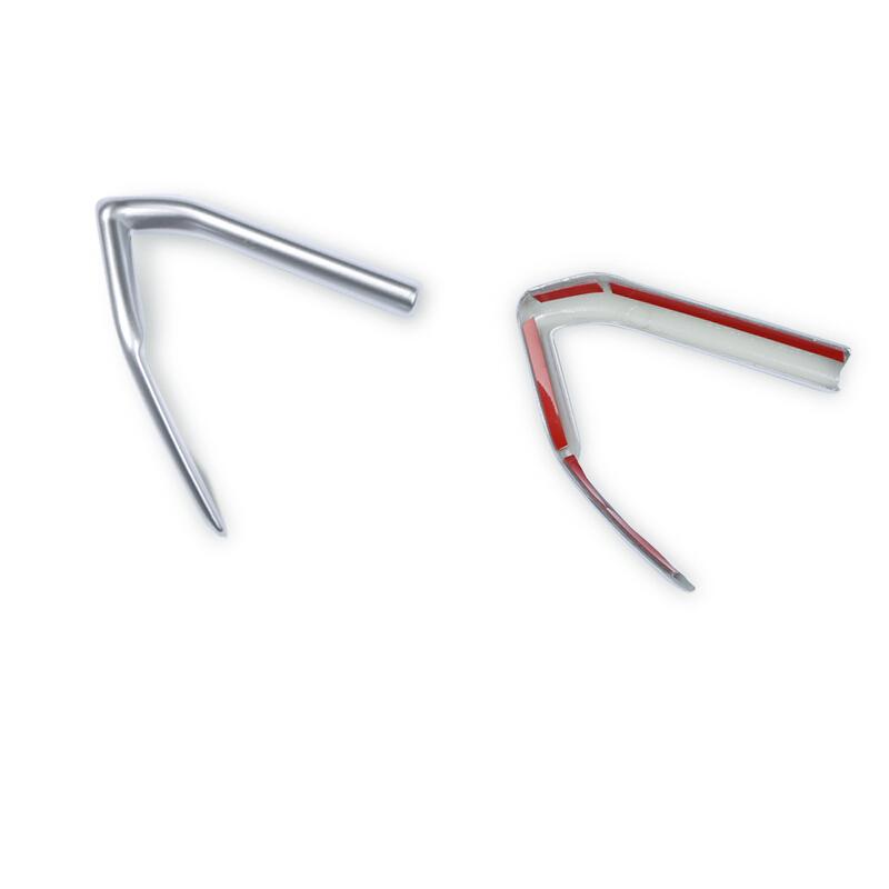 ABS Matte Car Detector Sticker Steering Wheel Interior Cover Kit Trim Lamp Frame For Mazda CX-3 CX3 2017 2018 Accessories 2Pcs