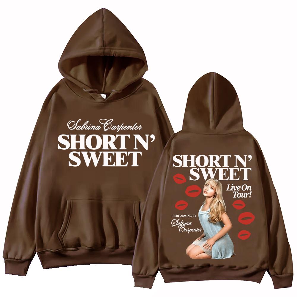 Sabrina Carpenter Wereldtournee 2025 Hoodie Man Vrouw Harajuku Lange Mouw Pullover Tops Sweatshirt Cadeau