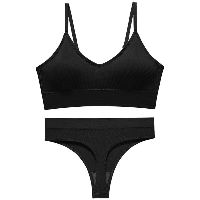Adjustable Shapewear Set: High Elastic Breathable Camisole, Beautiful Back Vest, Thong, Underwire-Free, Anti-Sagging Bra.