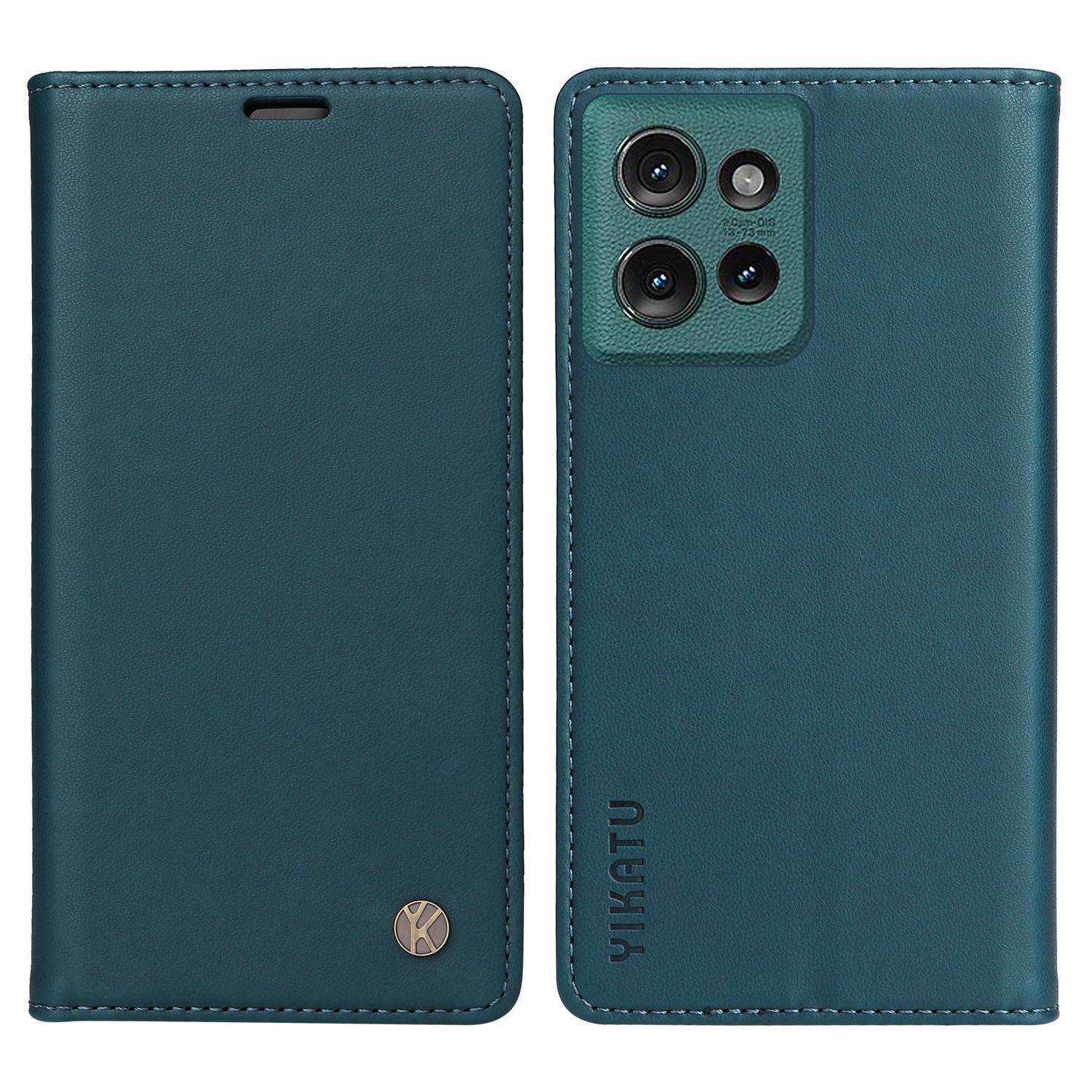 

YIKATU YK-001 For Motorola Edge 50 5G Case Stand Leather Phone Cover Strong Magnetic Closure F