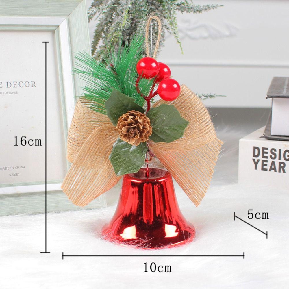 Supplies Hemp Rope New Year Decor Christmas Bells Pendant Xmas Tree Decorations Hanging Ornament