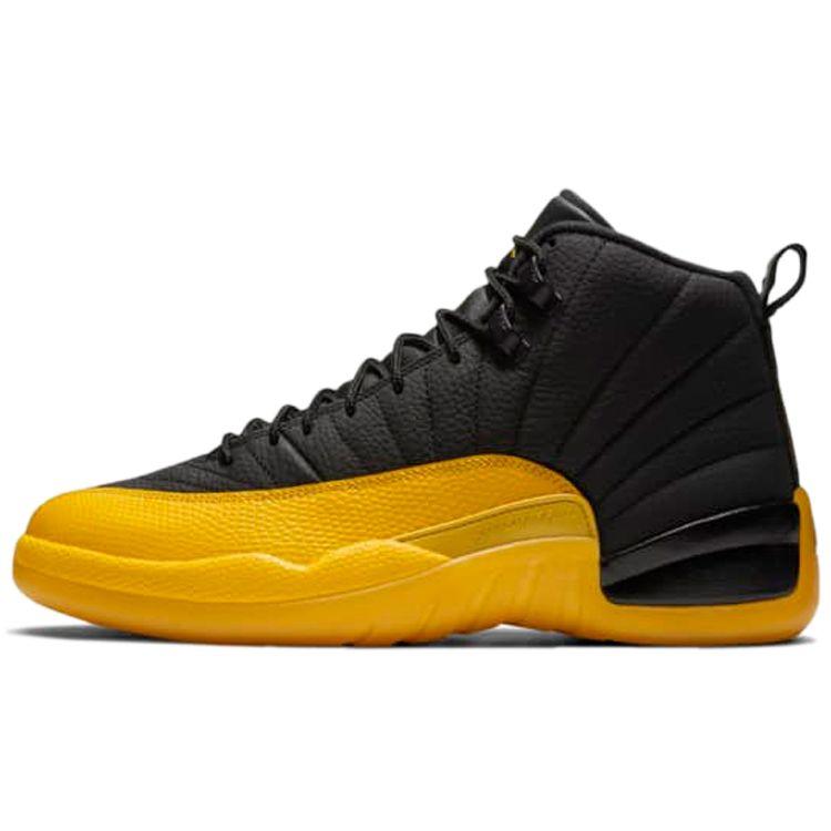 

Кроссовки Air Jordan 12 Retro University Gold Мужские Черные 130690-070