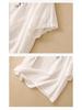 Women's Ethnic Embroidered Cotton-Linen Short Sleeve Loose Top