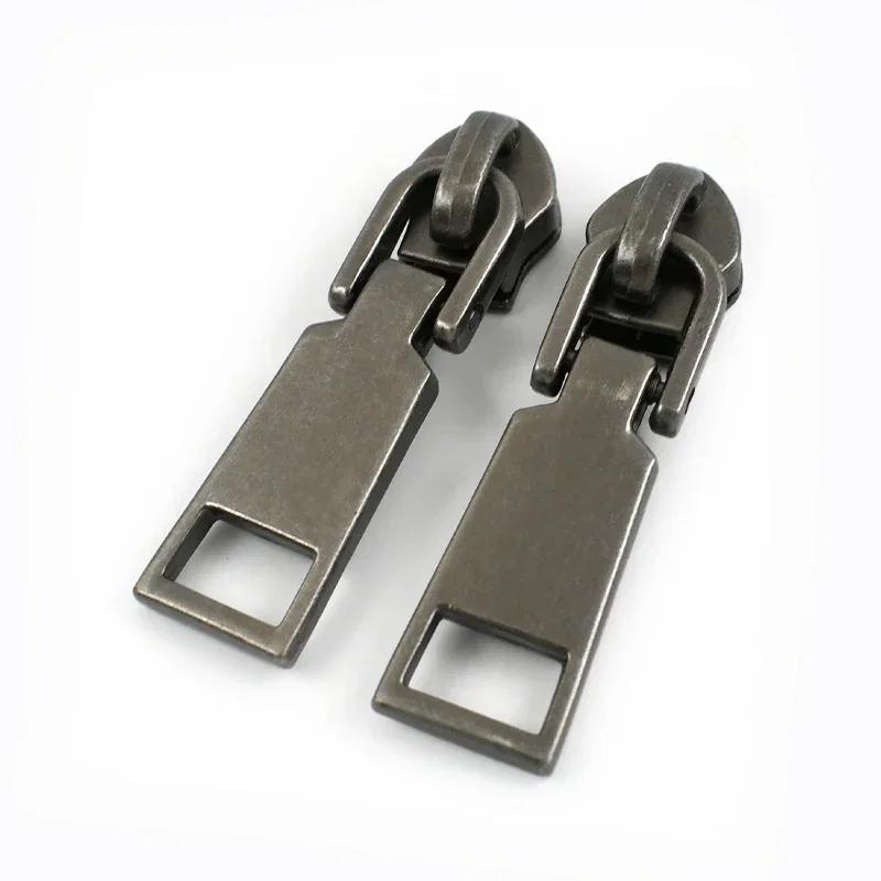 5-30Pcs Meetee 5# Nylon Zipper Puller Down Jackets Bags Zippers Sliders Garment Zips Head Repair Kits DIY Sewing Accessories