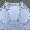 Handgefertigter Baumwollspitzen-Sonnenschirm Künstlerische Blumenstickerei Hochzeitsschirm Outdoor Sonne