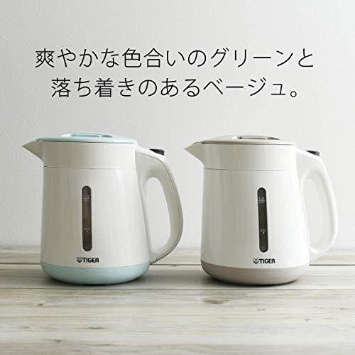 Tiger Vacuum Flask Electric Kettle, 1.2L, Green, PCI-G120-G