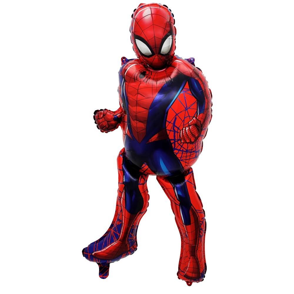 Jumping Spider-Man superhero series themed birthday party decoration arrangement aluminum film balloons
