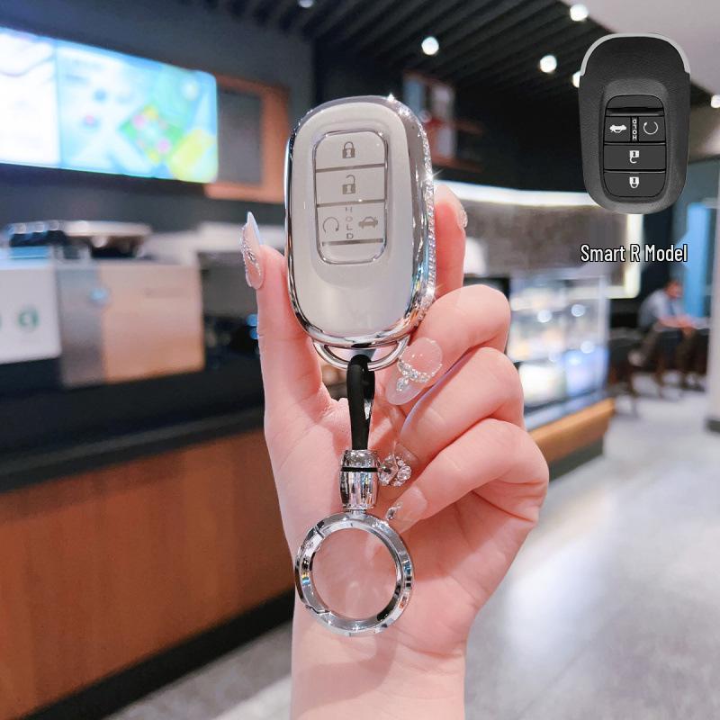 Compatible Key Case for CRV, 11th Gen Accord, Civic, XR-V, Odyssey, Xingge - Men's Shell Buckle Bag