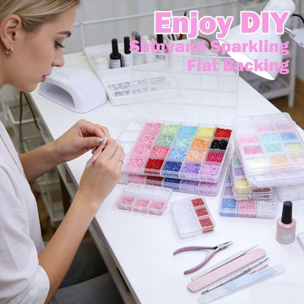 Resin Nail Decor Kawaii Nail Supplies New Flower Nail Art Charms  DIY