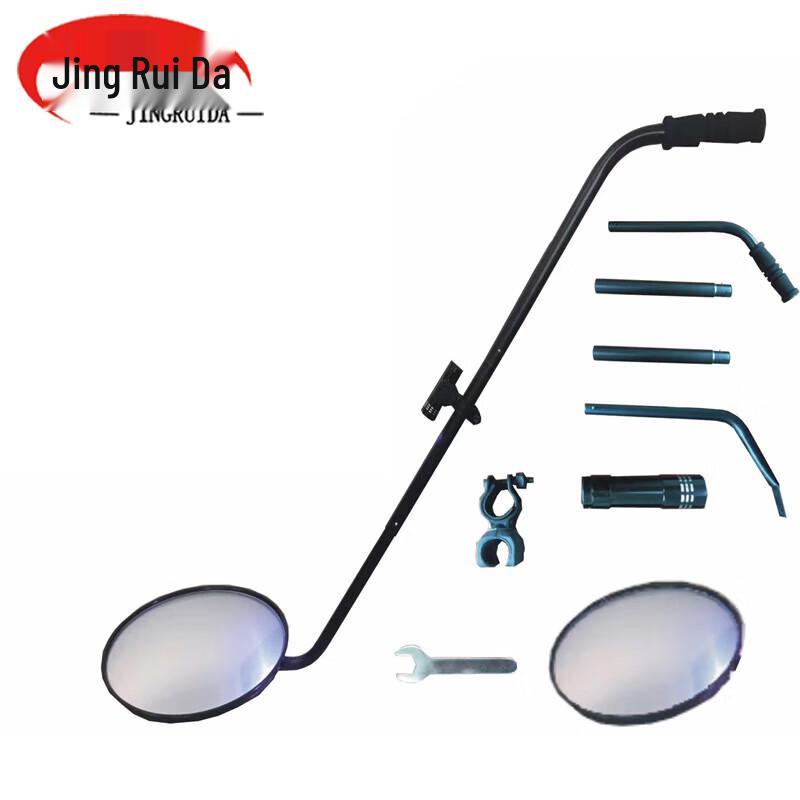 JINGRUIDA V3 Telescopic Vehicle Inspection Mirror with LED Light