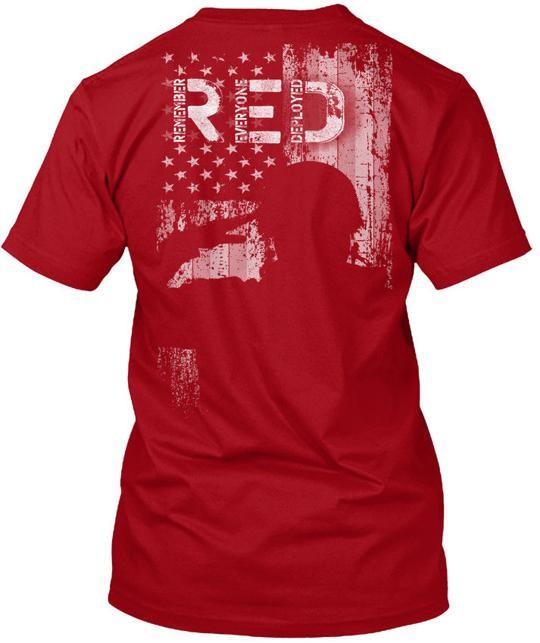 Футболка  Красная Пятница - Помните всех, кто служит  Сделано в США Размеры от S до 5XL S