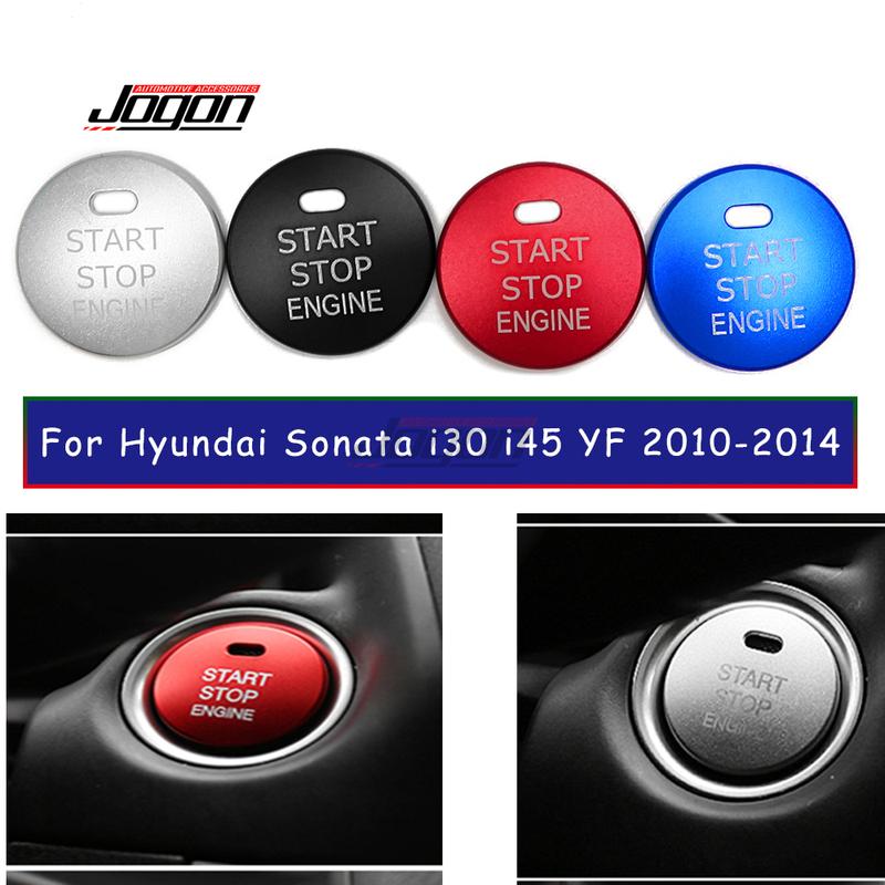 For Hyundai Sonata I30 I45 YF 2010 2011 2012 2013 2014 Car Interior Start Stop Switch Button Engine Cover Trim Accessories
