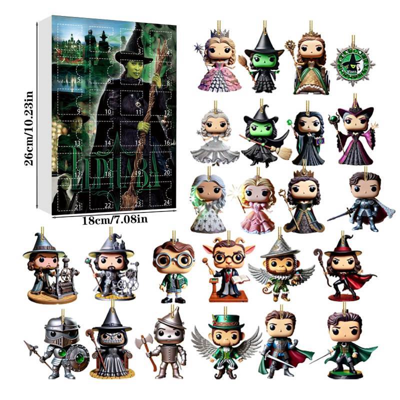 Wicked Christmas Decor With Acrylic 24 Figures For Holiday Gifting