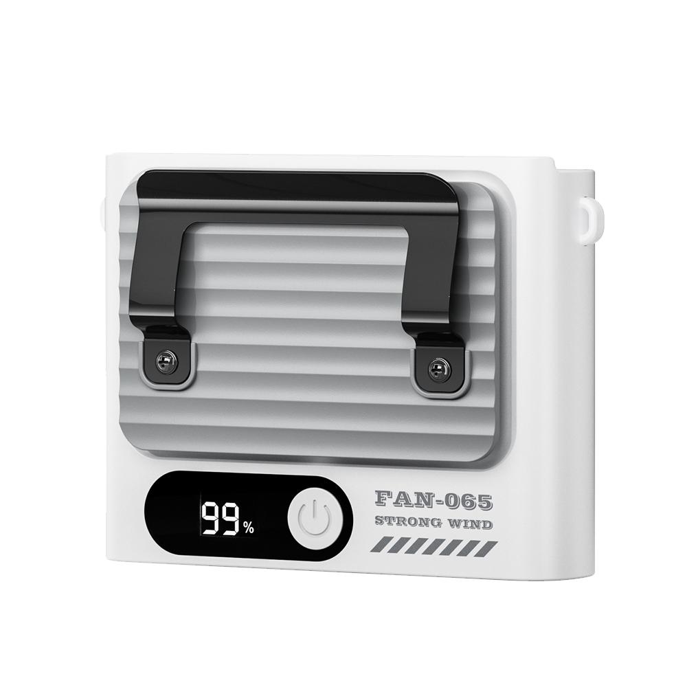 Portable Mini Waist Fan Outdoor Hanging Neck Fan 4000mAh USB Rechargeable Portable Waist Clip Small Fan Mini Outdoor Camping Fan