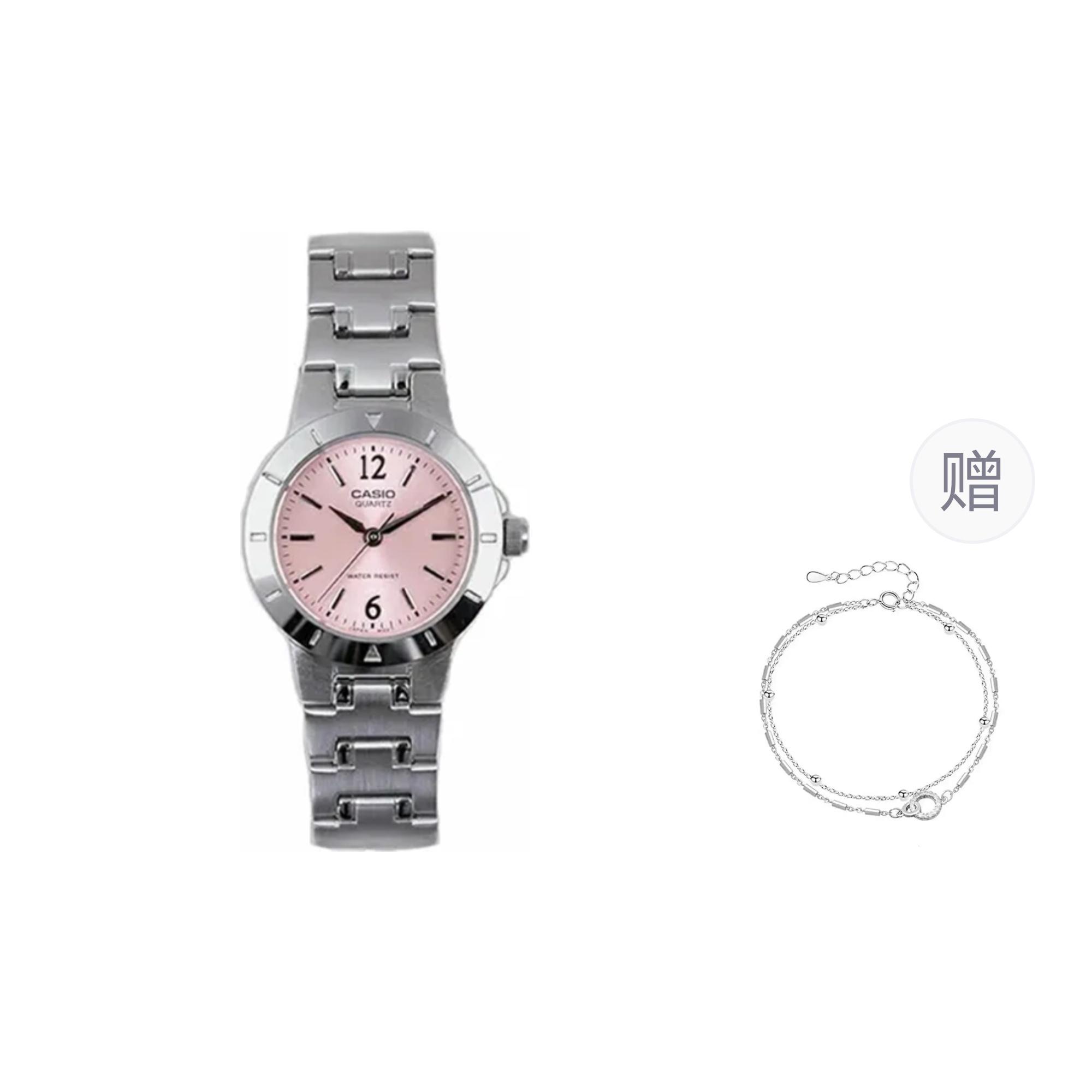 CASIO Women s 25mm Pink Watch LTP-1177A-4A1DF- Silver