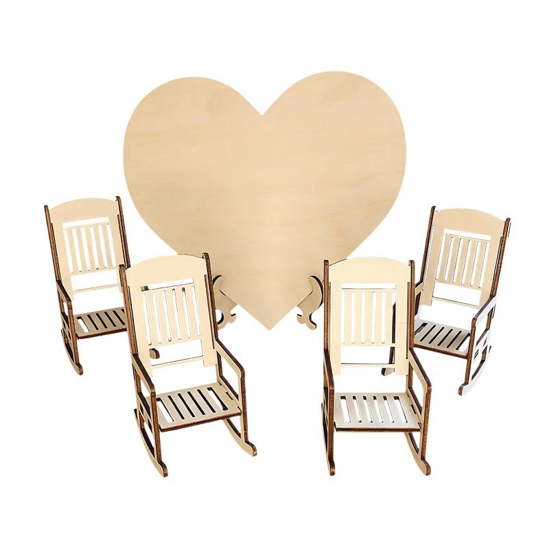 Graduation Wedding Memorial Sign Our Loved Ones Remembrance Memorial Sympathy Gift Wooden Plaque With Chairs
