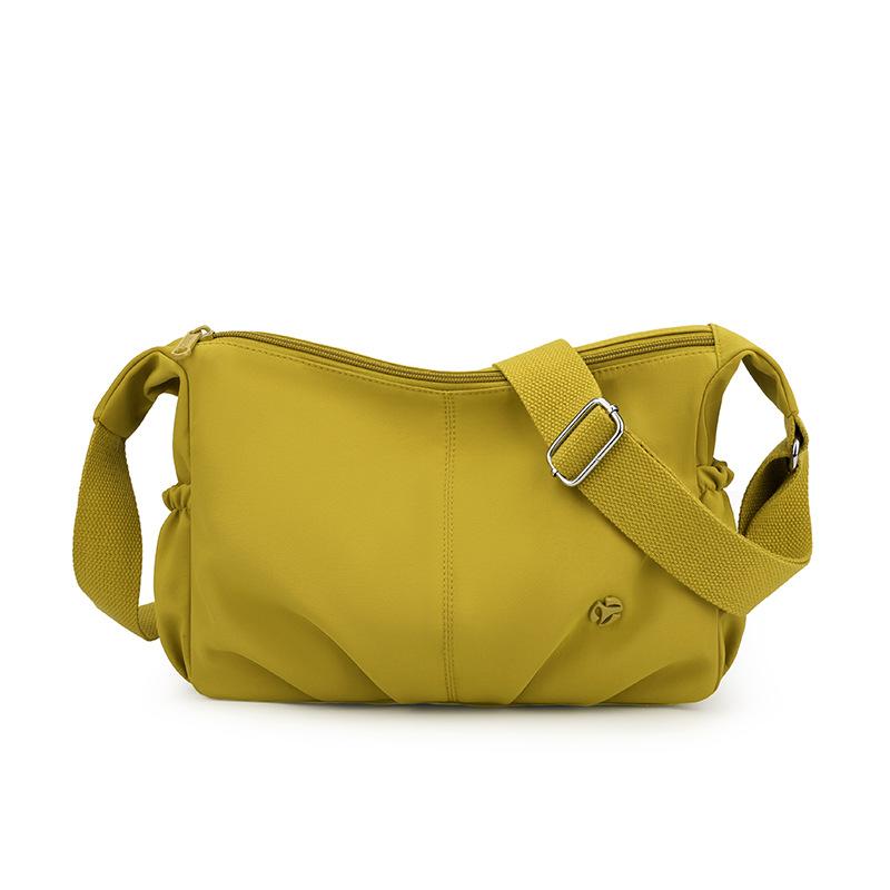 

Женская сумка через плечо большой вместимости однотонная сумка для мамы среднего возраста золотой