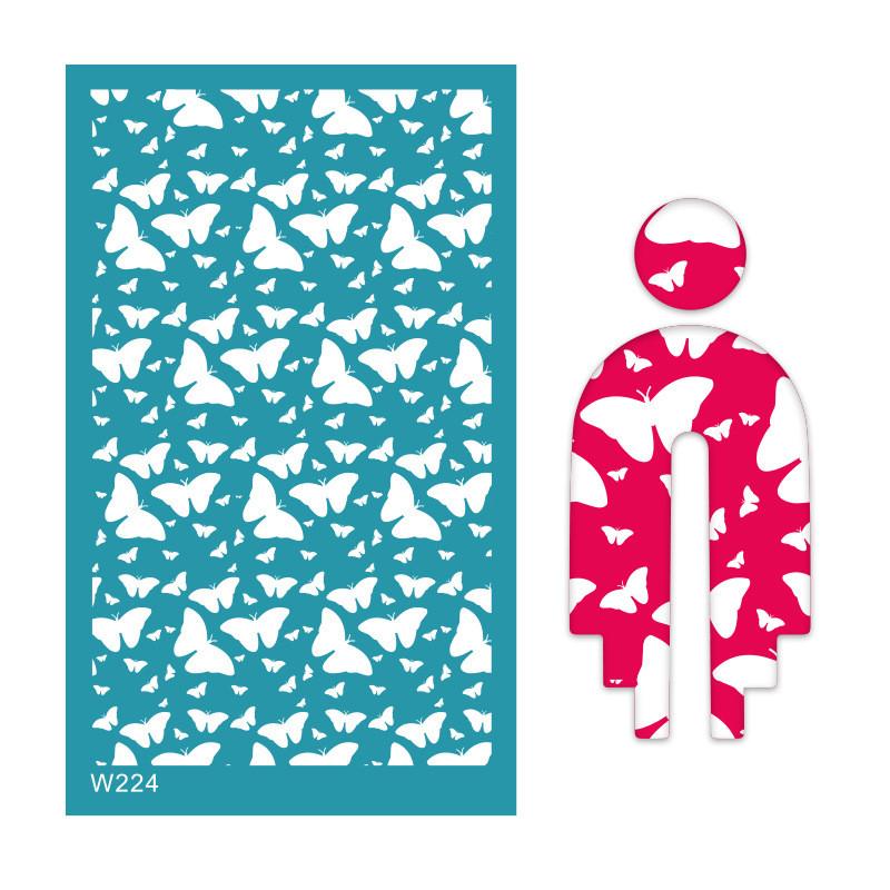 

Multi Silk Screen Stencil for Polymer Clay Reusable Silkscreen Print Stamp Mesh Stencil Transfer Easter Printing Earring Jewelry