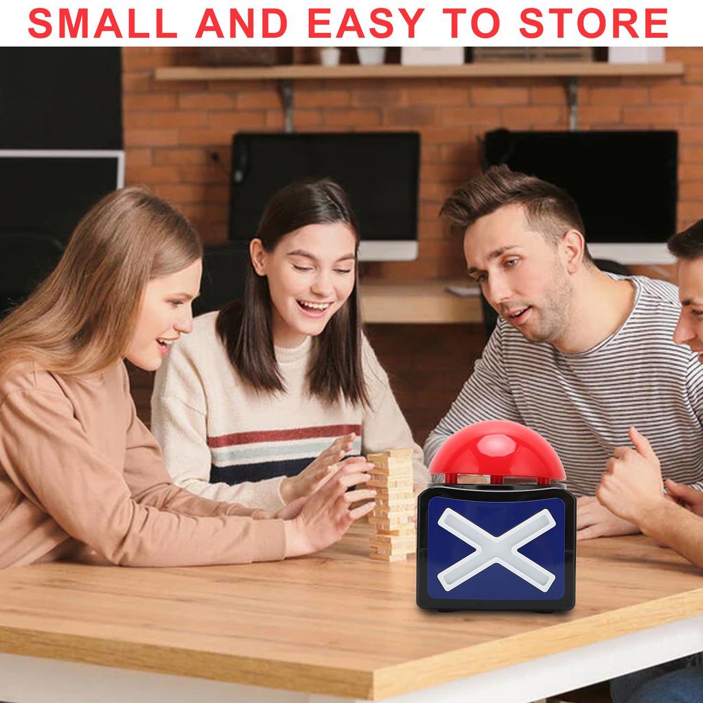 Game Answer Buzzers, Game Show Buzzers Beep Loudly, Prop for Competitive Quiz Games, ABS, for Family Quiz Nights, Birthday Parties, Contest Props