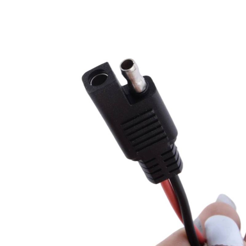 Male Battery Charger SAE Connector Extension Cable Quick Disconnect Plug Wire Harness 12V