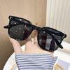 3pcs European and American Retro Style Women's Fashionable Sunglasses Trend Versatile Summer Sun Shading and UV Protection Light