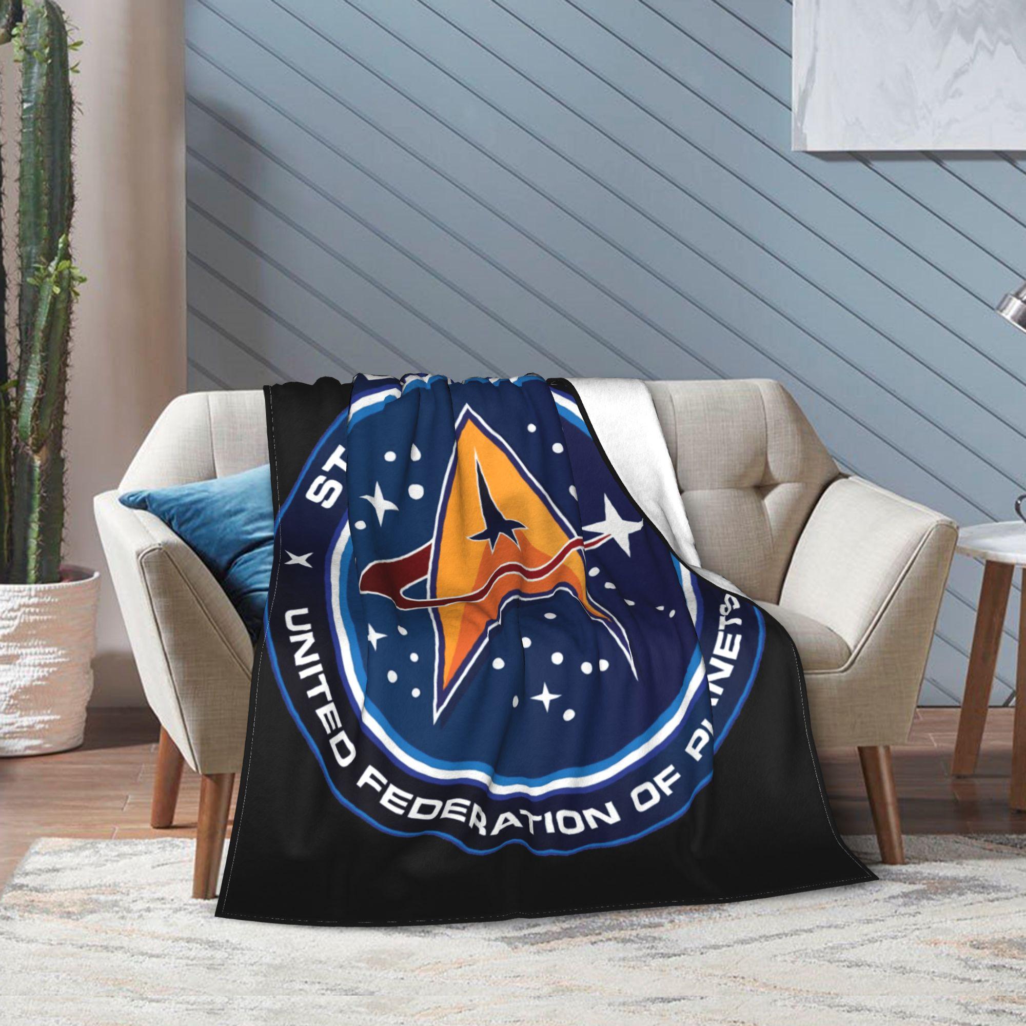 Star Treks Starfleet Blanket Cozy Soft Throw Blankets for Sofa 50x60 Inch Multi-size Quilt 80x120cm(31x47inch)