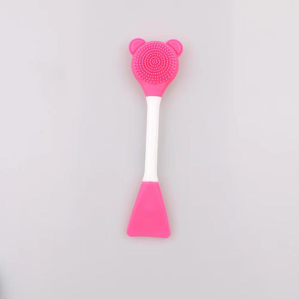 Dual-Ended Silicone Facial Mask Brush for DIY and Beauty Salon Use