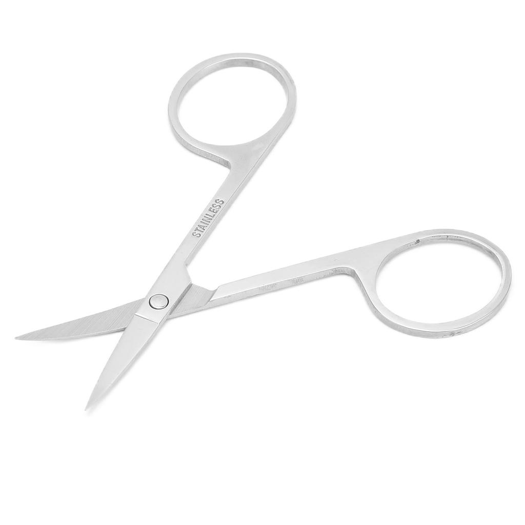 Stainless Steel Eyebrow Trimming Scissors Safe Clean Professional Beauty Scissors for Hair Cutting
