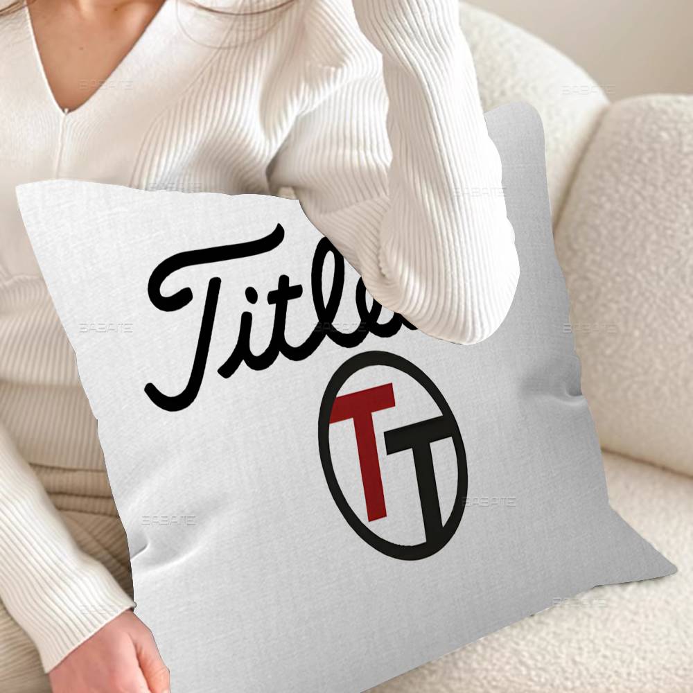 TTtitleistS Pillow Covers Cartoon Sofa Decorative Home Doublesided Printing Short Plush Cute Cushion Cover