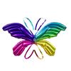 Large Iridescent Butterfly Wing Balloon (122x89 Cm) - Colorful Aluminum Film Inflatable for Photo Shoots