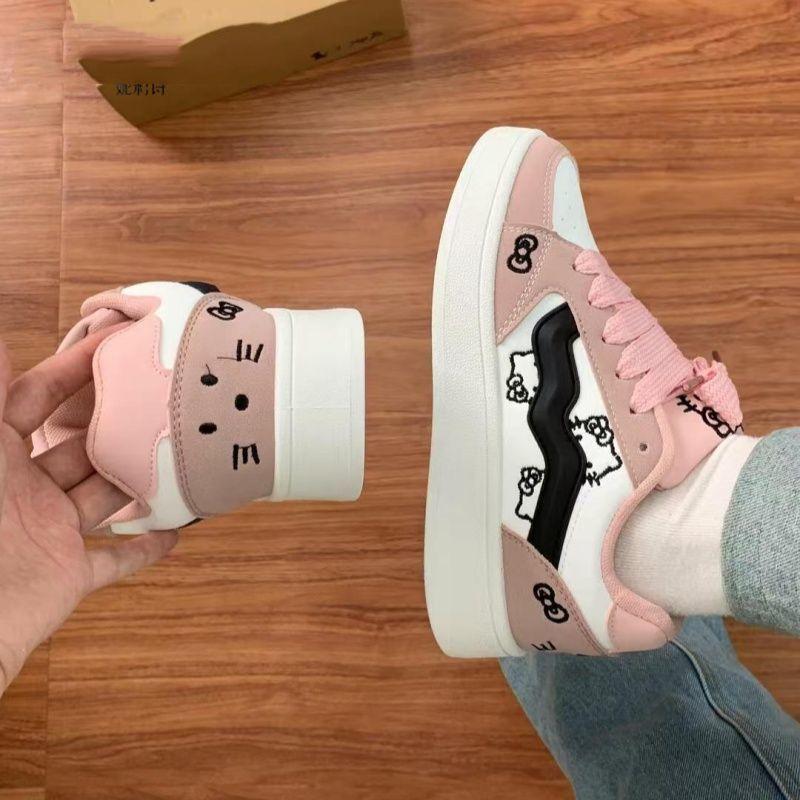 Kitty shoes casual design board shoes niche autumn new original cute surface