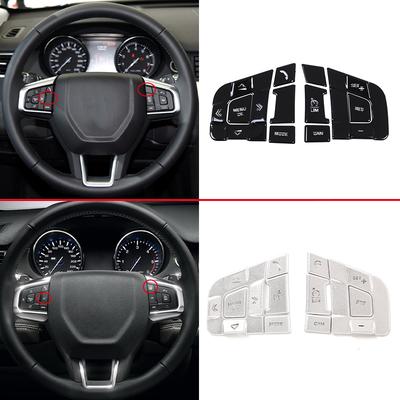 For Land Rover Discovery Sport 2015- Aluminum Alloy Car Steering Wheel Button Decoration Protective Sticker Car Accessories