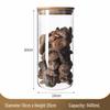 Borosilicate Glass Storage Jar with Bamboo Lid for Cereals, Grains, and Coffee Beans