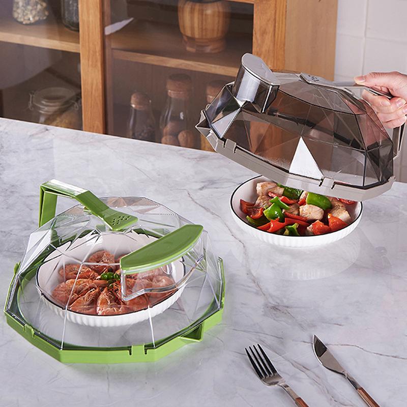 Magnetronafdekking Voor Voedsel Transparante Magnetron Spatdeksel Met Stoomkoker En Handvat 10 Inch Bordafdekkingen Keukengadgets