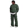 Men's Layer Sweatshirt and Cargo Pants Set with Elastic Waistband