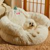 Winter Warm Bean Bag Pet Bed for Small & Medium Dogs and Cats - Cozy, Cold-Resistant Sleeping Mat