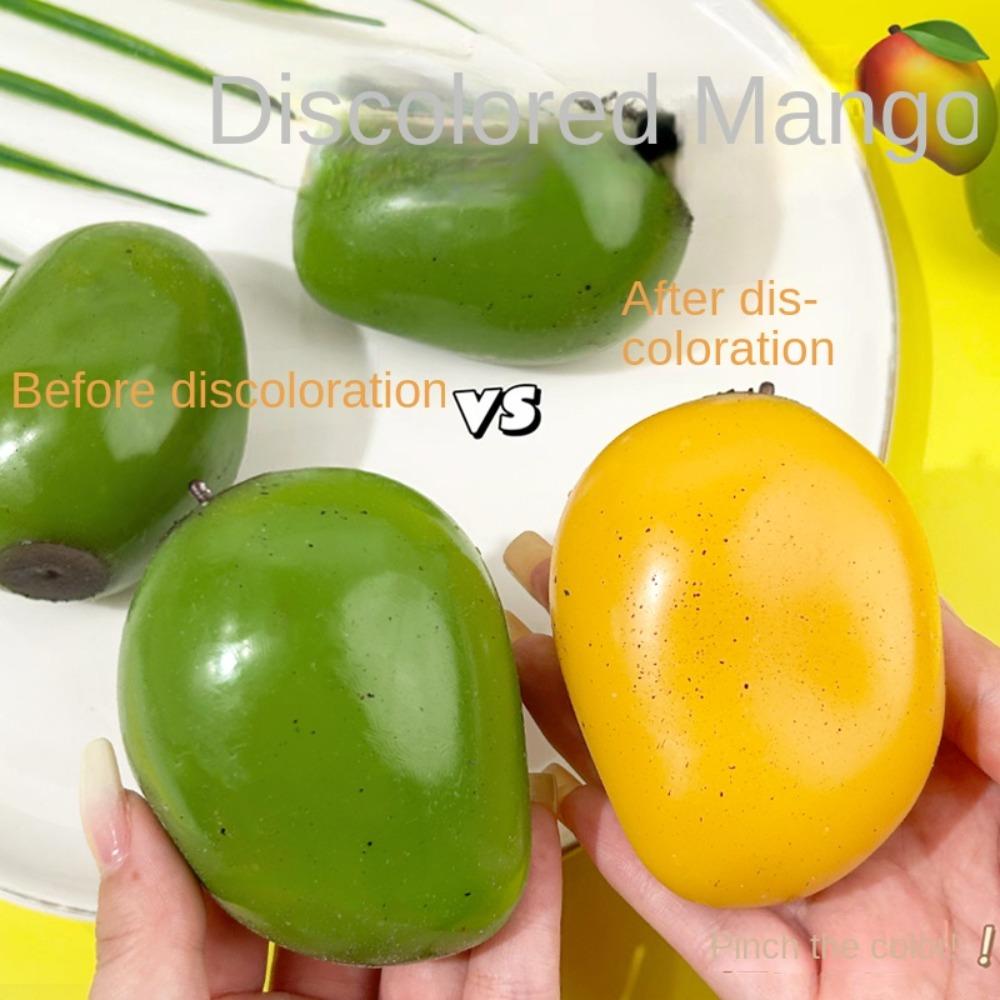 Peeling Orange Color-changing Squeeze Toys Simulation Mango Squeeze Toy  Charisma Gift