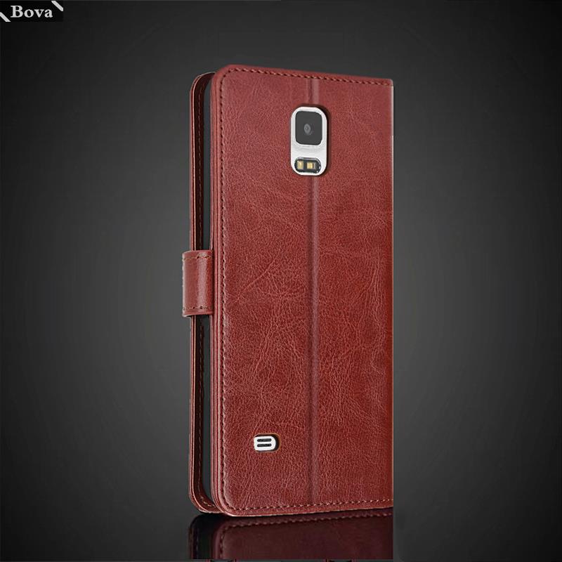 Kartenhalter Hülle für Samsung Galaxy Note 4 N9100 N910F PU Leder Klapphülle Retro Brieftasche Handyhülle Business Fundas Coque
