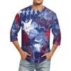 Mens Independence Day T-Shirts USA Flag Graphic T-Shirts Short Sleeve American Patriotic Vintage T Shirt