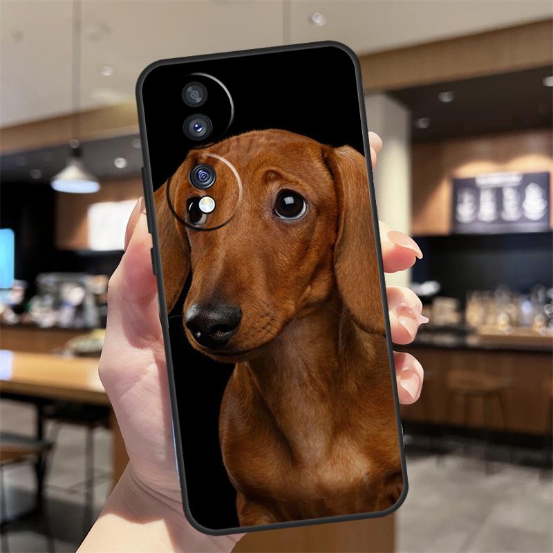 Dackel Hunde Hülle Für Honor Magic 7 5 6 8 Lite Honor 400 200 Pro 50 70 90 X8c X9a X9b X9c X9d Win RT Abdeckung