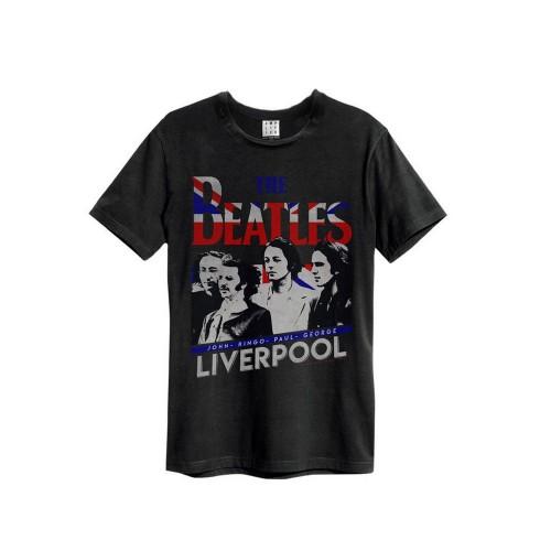 Amplified Unisex Adult Liverpool The Beatles T-Shirt L noir