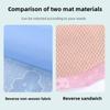 1 Stück Babykinderwagen Kühlmatte Eis Seide Liegepolster Kissen Baby Hochstuhl Kühlmatte Sommer Sicherheitssitz Schlafmatte