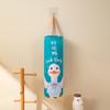 Waste Bag Organizer with Lanyard Bottom Opening Smooth Extraction Space-Saving Cartoon Pattern Garbage Bag Organizer Kitchen Supply