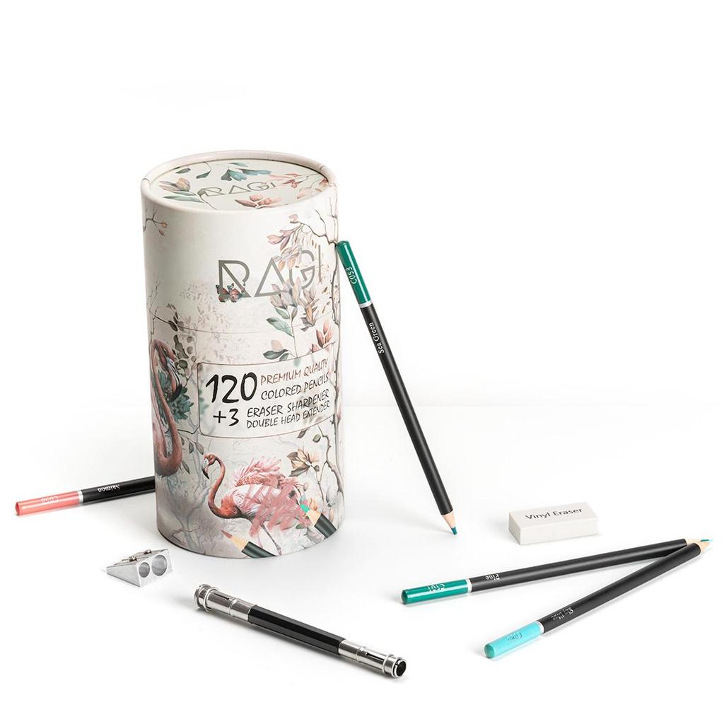 Colored Pencil Set, 123 Pencil and Accessories, Painting, Drawing and Sketching Art Supplies