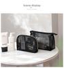 2026Large-Capacity Mesh Cosmetic Toiletry Bag Travel-Friendly Portable Handheld Storage Pouch Logo Customization Available Model
