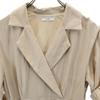 CLANE Linen Blend Five-quarter sleeve Roll-up sleeves one piece 1 beige Women Used