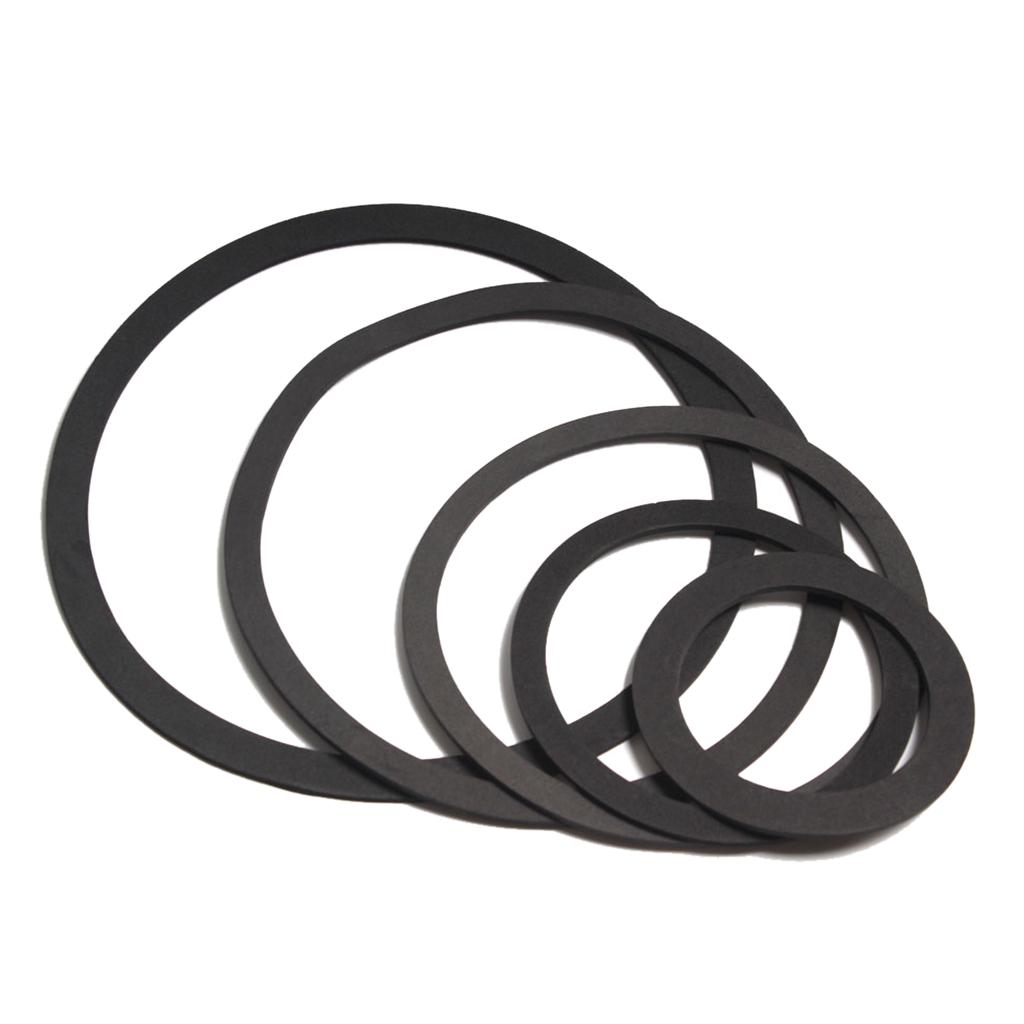 EVA Speaker Sealing Gasket Woofer Shockproof Seal Pad Washer Ring 1/2/3/4/5/6/7/8/9/10/11/12 Inch Universal Foam Speaker