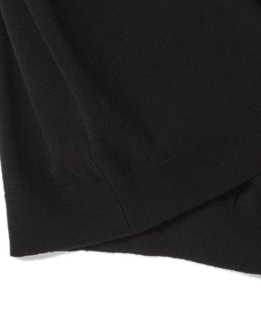 BEYOND CLOSET [Collection Line] Lux Cashmere Blend Turtleneck Knit Black