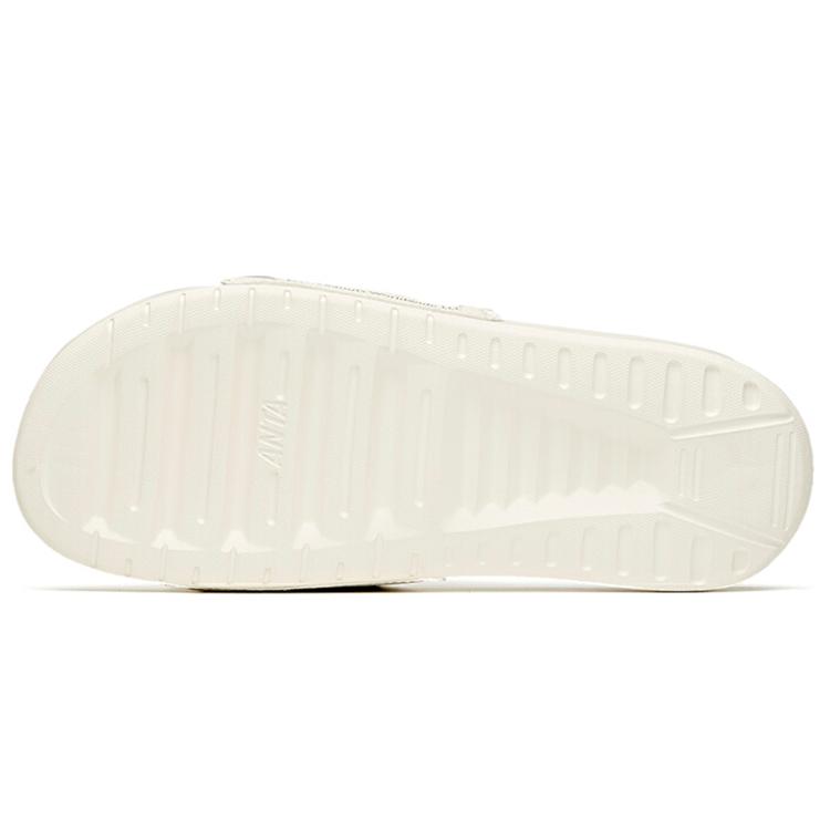 New SNOOPY X Anta Life Collection Quiet Slide Slippers Men's White Blue 912126993-3